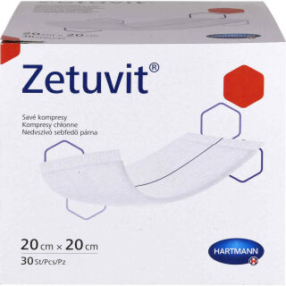 Hartmann Zetuvit Saugkompressen unsteril 20 x 20 cm (30 Stk)