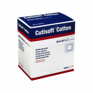 BSN Cutisoft Cotton Mullkompressen 8-fach steril