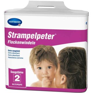 Strampelpeter Flockenwindeln 2 (56 Stk)