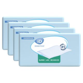 iD Essential Bed Super 60x60 cm (4x30 Stk)