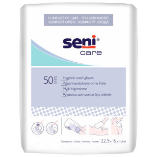 Seni Care Waschhandschuhe unfoliert (50 Stk)