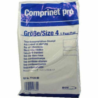 Comprinet Pro Thrombose Strumpf knielang Größe 4 (1 Paar)