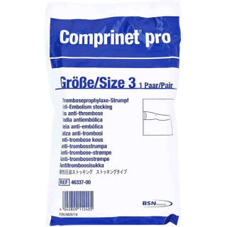 Comprinet Pro Thrombose Strumpf oberschenkellang Gr&ouml;&szlig;e 3 (1 Paar)