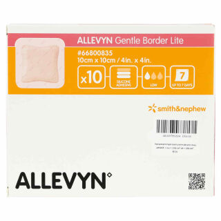 Allevyn Gentle Border Lite 10 x 10 cm (10 Stk)