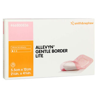 Allevyn Gentle Border Lite 5,5 x 12 cm (10 Stk)