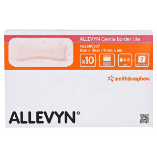 Allevyn Gentle Border Lite 8 x 15 cm (10 Stk)
