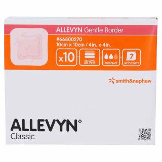 Allevyn Gentle Border 10 x 10 cm (10 Stk)