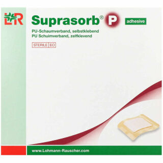 Suprasorb P Schaumverband selbstklebend 15 x 15 cm (5 Stk)