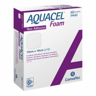 Aquacel Foam nicht adh&auml;siv 10 x 10 cm (10 Stk)