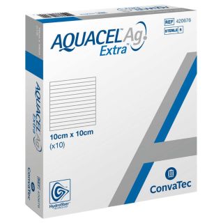 Aquacel Ag Extra 10 x 10 cm (10 Stk)