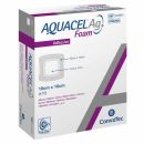Aquacel Ag Foam adh&auml;siv 10 x 10 cm (10 Stk)