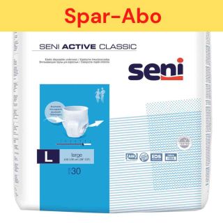 Spar-Abo: Seni Active Classic Pants (30 Stk) L (100 - 135 cm) 1x im Monat