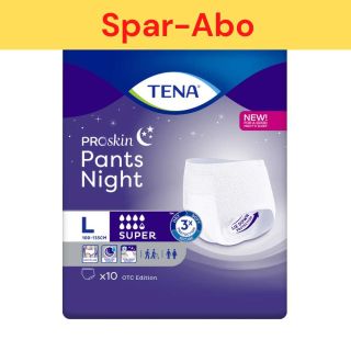Spar-Abo: TENA Pants Night Super Large (10 Stk) 1x im Monat