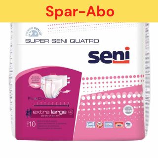 Spar-Abo: Super Seni Quatro Extra Large (10 Stk) alle 2 Monate