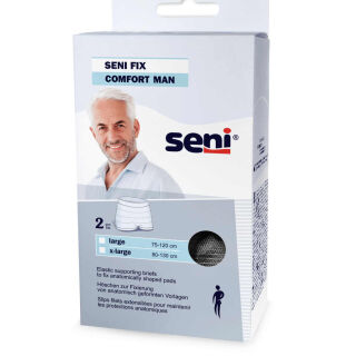 Seni Fix Comfort Man Schwarz Extra Large (2 Stk)