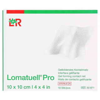 Lomatuell Pro 10 x 10 cm steril (10 Stk)