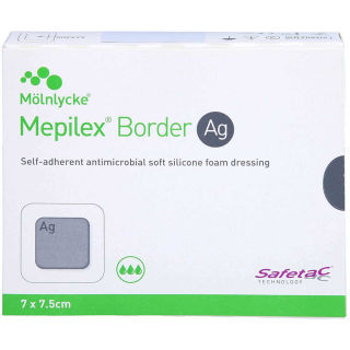 Mepilex Border Ag 7 x 7,5 cm (5 Stk)