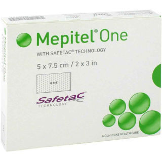 Mepitel One Silikon Netzverband 5 x 7,5 cm steril (10 Stk)
