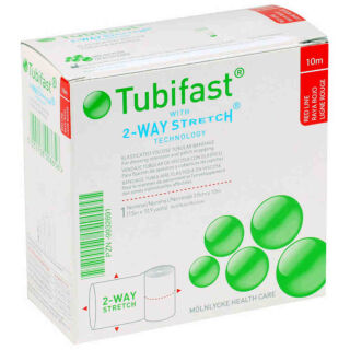 Tubifast Schlauchverband Rot 3,5 cm x 10 m