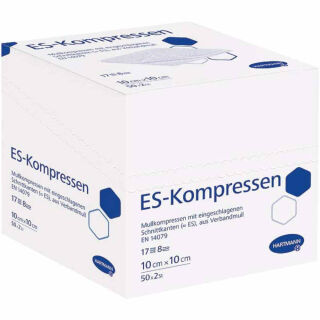 Hartmann ES-Kompressen 8-fach steril 10x10cm (50x2 Stk)