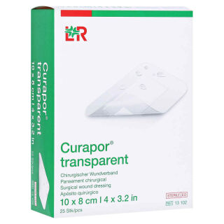 Curapor Transparent 10 x 8 cm (25 Stk)