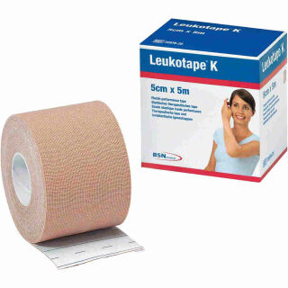 Leukotape K Kinesiologie-Binde hautfarbe 5 cm x 5 m