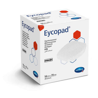 Eycopad Augenkompresse 5,6 x 7 cm steril (25 Stk)