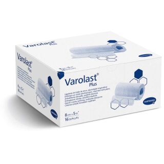 Varolast Plus Zinkleimverband 8 cm x 5 m (16 Stk)