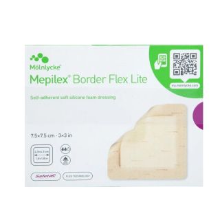 Mepilex Border Flex Lite 7,5 x 7,5 cm (5 Stk)