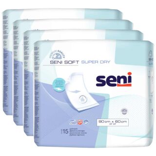 Seni Soft Super Dry 90x60 cm (4x15 Stk)