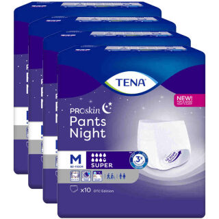 Sonderangebot TENA Pants Night Super Medium (4x10 Stk)