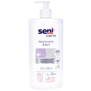 Seni Care Waschcreme 3 in 1 mit 3% Urea 1000 ml