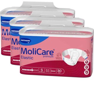 MoliCare Premium Elastic 7 Tropfen Small (3x30 Stk)