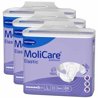 MoliCare Premium Elastic 8 Tropfen Large (3x24 Stk)