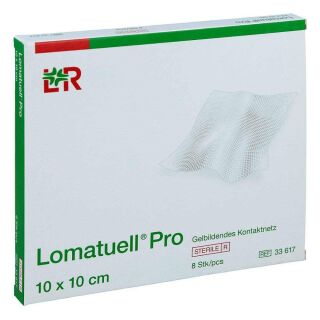 Lomatuell Pro 10 x 10 cm steril (8 Stk)