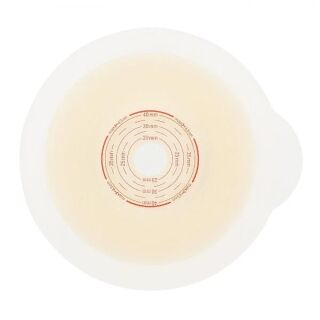 STOMOCUR Clic Basisplatte konturiert konvex RR45 mm, Stoma 15 - 35 mm (3 Stk)