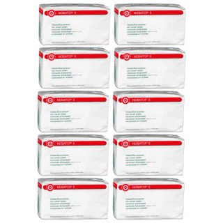 NOBATOP 8 Vlieskompressen 4-fach 10x20 cm unsteril (10x100 Stk)