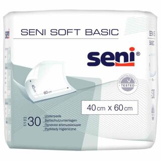 Seni Soft Basic Krankenunterlagen 40x60cm (30 Stk)