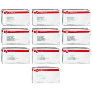 NOBATOP 8 Vlieskompressen 4-fach 10x20 cm unsteril Großpackung (10x200 Stk)