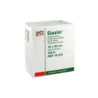 Gazin Mullkompressen 12-fach 10x20 cm unsteril (100 Stk)