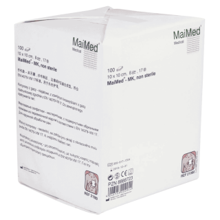 MaiMed Mullkompressen 8-fach 10x10 cm unsteril (100 Stk)