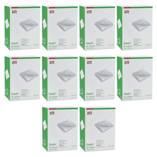 Gazin Mullkompressen 8-fach 10x20 cm steril (10x100 Stk)