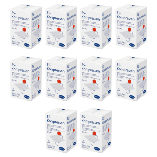 Hartmann ES-Kompressen 8-fach 7,5x7,5 cm unsteril (10x100 Stk)