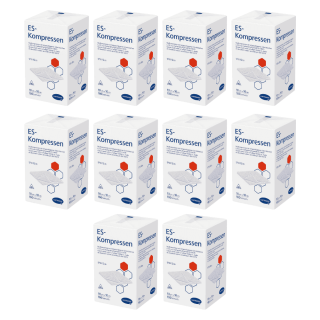 Hartmann ES-Kompressen 12-fach 10x10 cm unsteril (10x100 Stk)