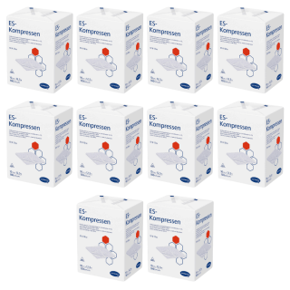 Hartmann ES-Kompressen 12-fach 10x12,5 cm unsteril (10x100 Stk)