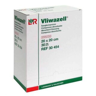 Vliwazell Saugkompressen 20x20 cm steril (30 Stk)