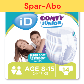 Spar-Abo: iD Comfy Junior Windelpants 8-15 Jahre