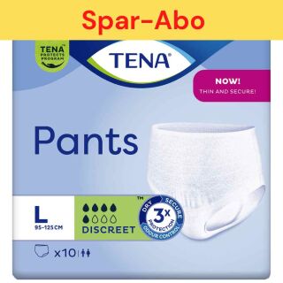 Spar-Abo: TENA Pants Discreet Large (10 Stk) alle 2 Monate