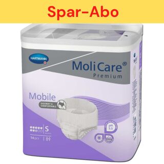 Spar-Abo: MoliCare Premium Mobile 8 Tropfen Small (14 Stk) 1x im Monat
