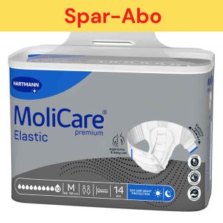 Spar-Abo: MoliCare Premium Elastic 10 Tropfen M (14 Stk) alle 2 Monate